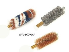SCOVOLI PULIZIA FUCILE CALIBRO 308 SCOVOLO KIT PULIZIA ARMI DA CACCIA FUCILI