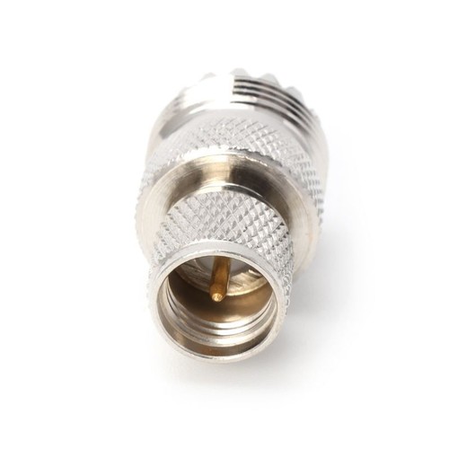 Mini UHF Male To UHF Female Jack Straight RF Connector Coaxial Converter Adapter - Zdjęcie 3 z 8
