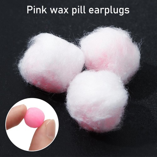 Wax Cotton Earplugs Swimming Ear Plugs Sleeping Snoring Noise Reduction