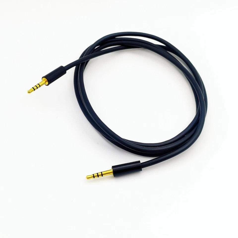 1meter 3ft 2.5mm Male to 2.5mm male 4 Pole Audio AUX Cable  with 14mm long tip - Image 3 of 4