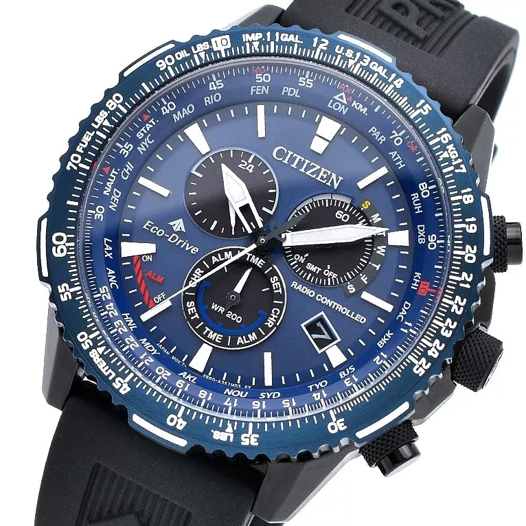 CITIZEN PROMASTER SKY CB5006-02L Eco-Drive Radio Solar Watch Blue Dial  Men's | eBay