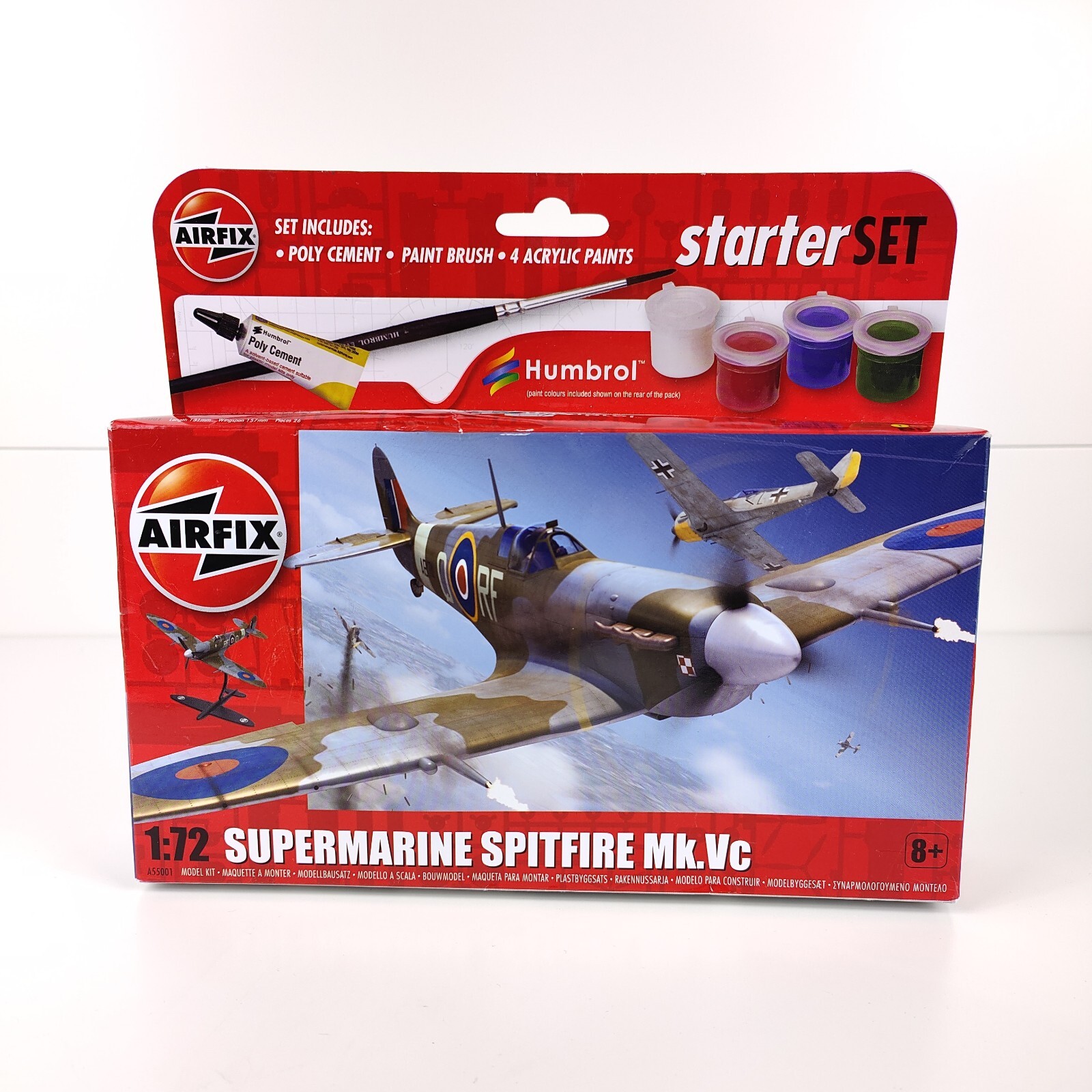 Airfix 1:72 A55001 Supermarine Spitfire Mk.Vc Small Starter Set