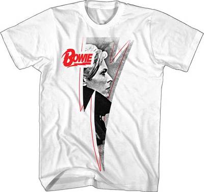 DAVID BOWIE - Inside Lightning Photo - t shirt S,M,L,XL,2XL Brand New Official 