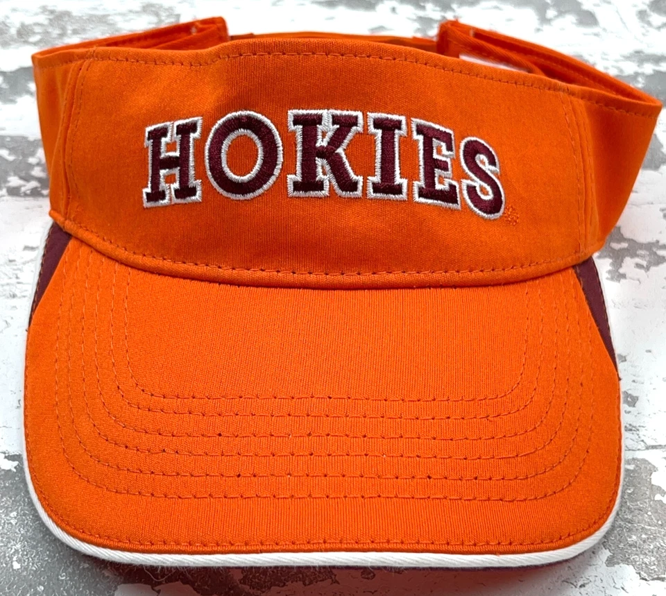 Gorra Virginia Tech Hokies parasol correa trasera golf ajustable naranja adulto Foto 2 de 4