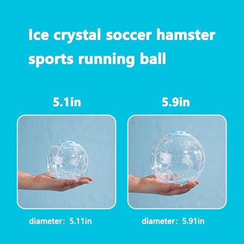 Hamster Ball - Special Football Designed Exercise Wheel – Perfect Small 5.9in - Picture 6 of 7