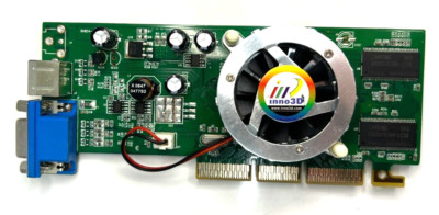 INNO3D GEFORCE F2E2T FX5200-8X 128MB TV,AGP