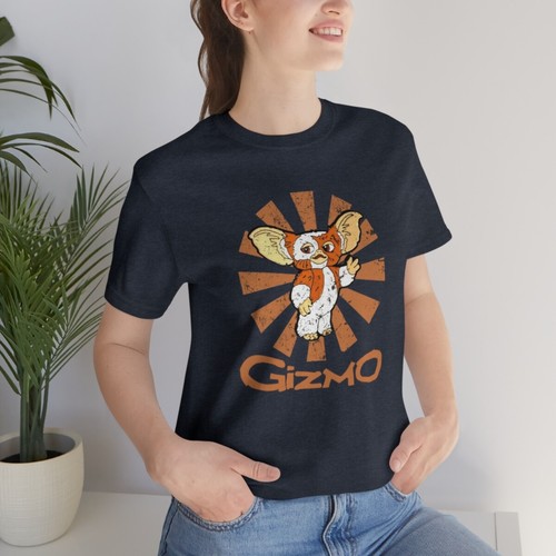 Gremlins 80s Movie T-Shirt Featuring Gizmo New Printed on Bella+Canvas 3001 Tee - Picture 67 of 84