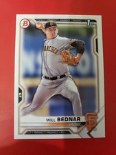 Will Bednar 2021 Bowman Draft BD-197 , paper base , San Francisco Giants