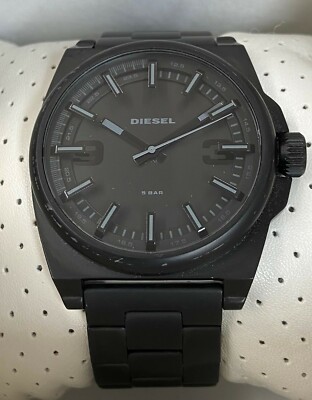 Men's Black Diesel SC2 Stainless Steel Watch DZ1616