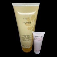 Mary Kay Extra Emollient Night Cream  Frosted Autumn Body Polisher Duo Lot