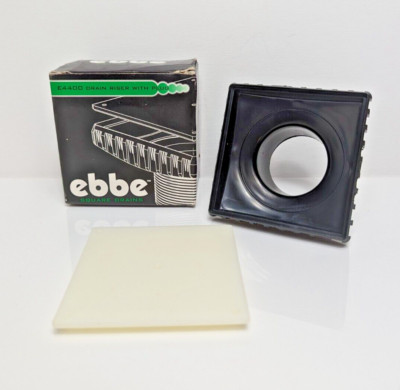 Genuine Ebbe Black Drain Riser w/ Plug - E4400 - Replaces EZ4400 Open Box New