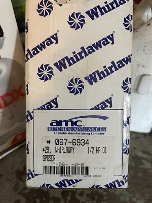 #ad Whirlaway 291 Garbage Disposal 1 2HP $63.00