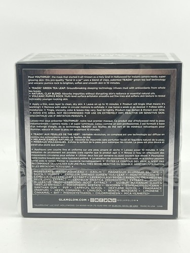 GlamGlow Youthmud Hollywood California Glow Stimulating Treatment 1.7oz Sealed - Picture 11 of 12