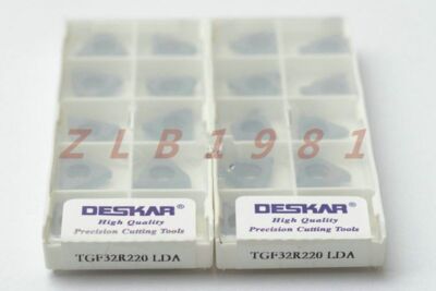 10Pcs NEW- DESKAR CNC   TGF32R220 LDA #W7