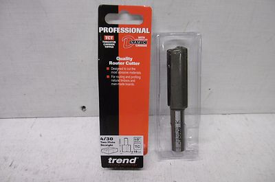 TREND PRO 4/30 TCT 18mm GERADE OBERFRÄSE FRÄSER BIT 1/2'' SCHAFT