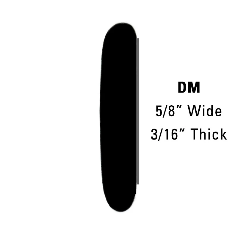 5/8" Wide Chrome Extruded Automotive Side Molding Trim | 20' Roll | #DM20 Foto 3 de 3