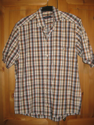 Casa Moda men's shirt size M - 39/40 check sporty clean 