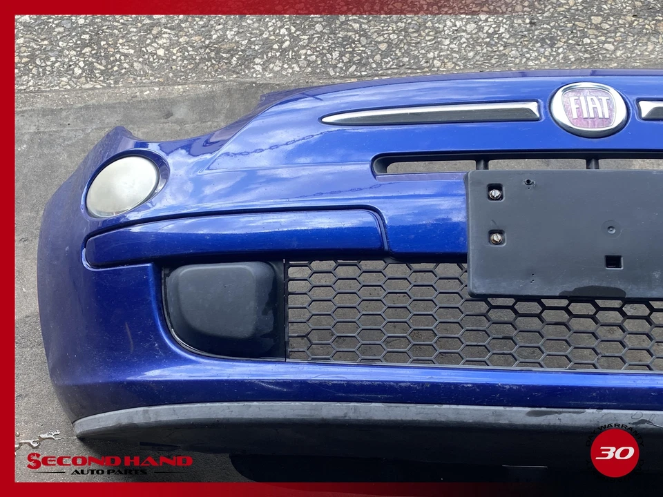 12-15 FIAT 500 POP FRONT BUMPER ASSEMBLY W/ FOG LIGHTS BLUE OEM - Изображение 2 из 4