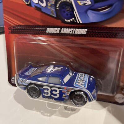 Disney Pixar Cars Chuck Armstrong 33 Mood Springs 2024 Damaged