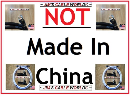 JIMSCABLEWORLD 4 Ft Digital HD Quality Black 75Ω Tri-Shield RG~6 coaxial Cable - Picture 16 of 23
