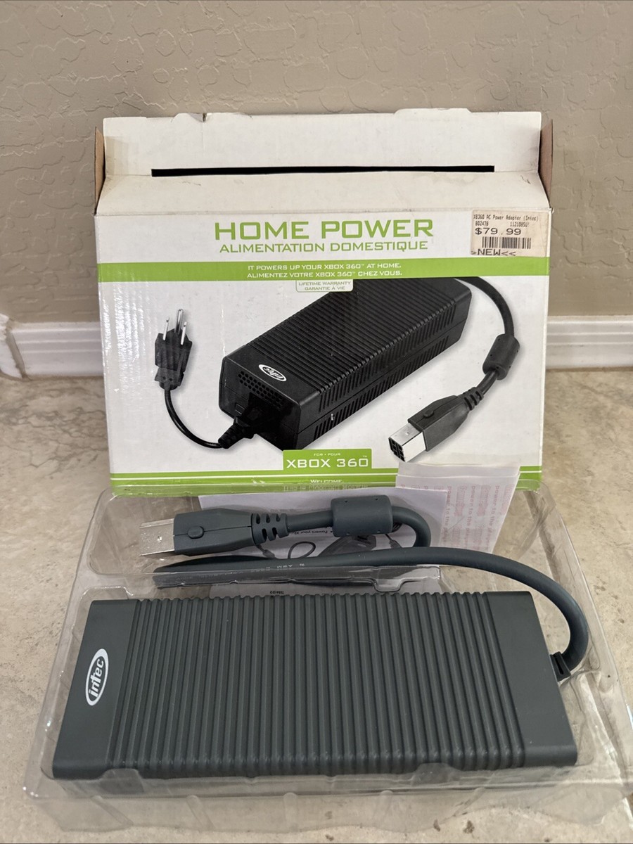 【G】 Microsoft Xbox 360 Power Supply Brick Adapter Intec GameStop | eBay