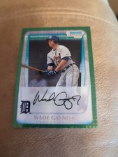 2011 (TIGERS) Bowman Chrome Prospects Green X-Fractors #BCP211 Wade Gaynor