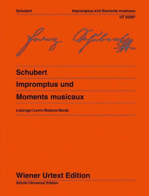 Impromptus Und Moments Musicaux Franz Schubert
