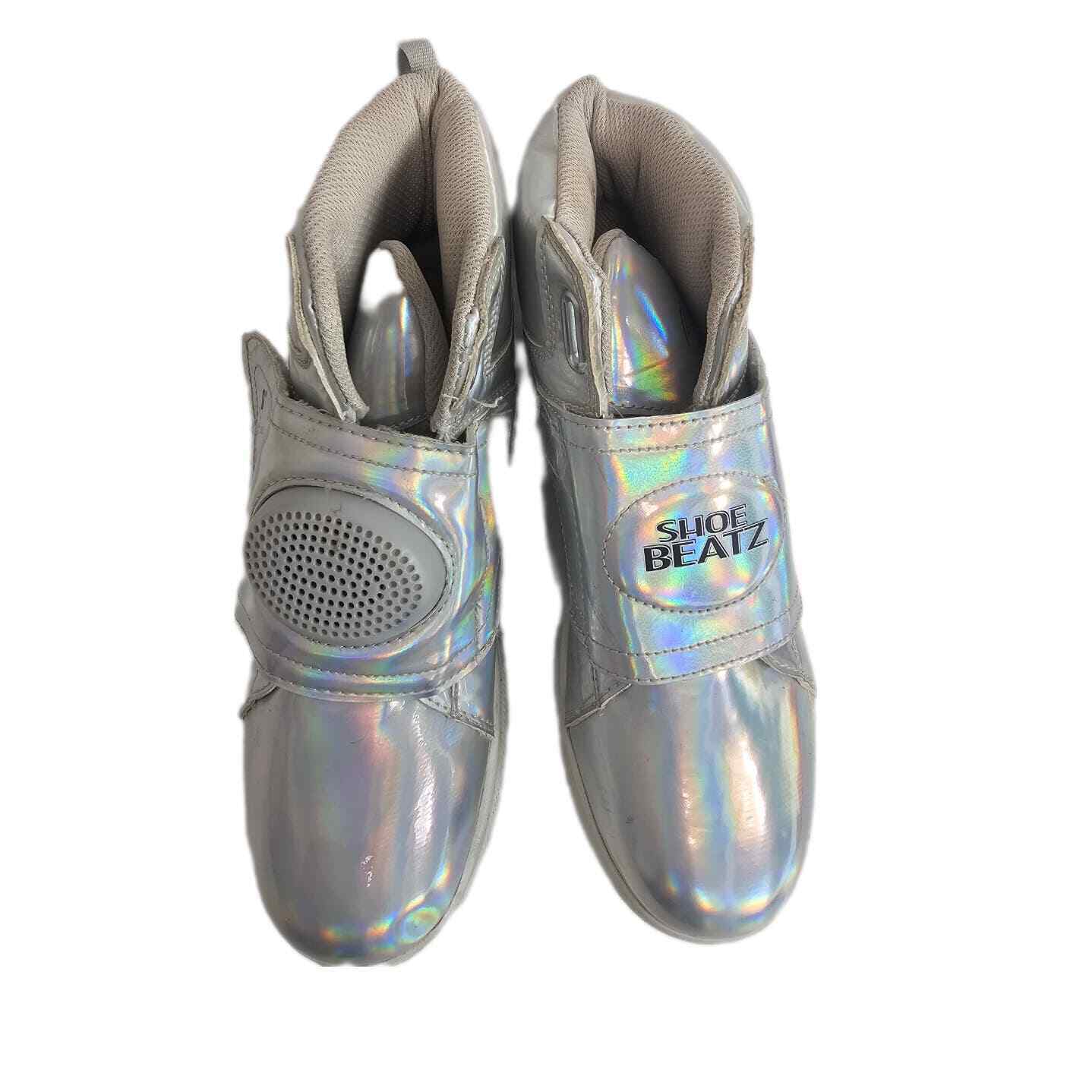 Shoe Beatz Womens 6 Pearlescent Silver Bluetooth … - image 8