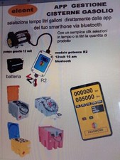 contalitri gasolio kerosene con selezione valore desiderato tramite app android