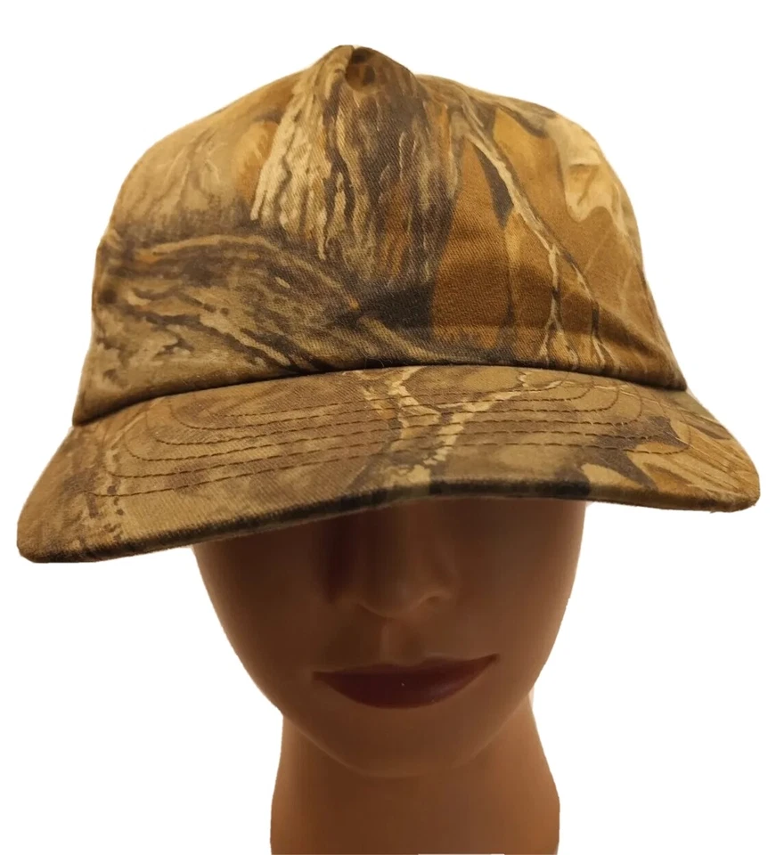 RED HEAD Vintage Baseball Cap Camouflage Hunting Hat Advantage W/ EYES NET rare - Image 2 of 4