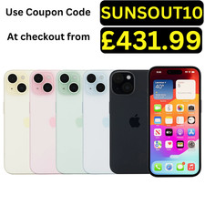 Apple iPhone 15 5G 128GB/256GB Unlocked iOS Smartphone All Colors Very Good