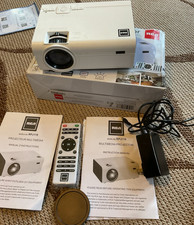 RCA RPJ119 LED Projector 1080p Max 16:9 2200 Lumens HDMI USB VGA White