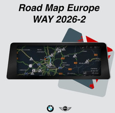 أخرى — أصلي BMW ROAD MAP EUROPE WAY 2026-2 MAP DATA NO FSC CODE