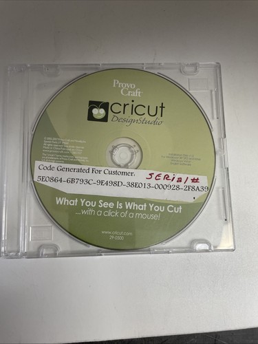 ProvoCraft CRICUT Design Studio 29-0500 CD Only Open Box