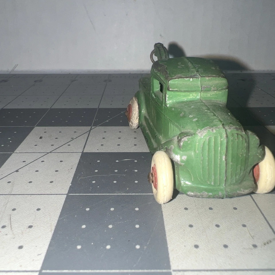 GRULETA GRÚA BARCLAY AÑOS 30 AGUANIEVE JUGUETE DE METAL FUNDIDO A PRESIÓN Foto 3 de 4