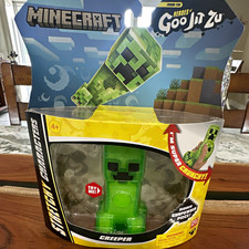 Heroes of Goo Jit Zu Minecraft Creeper Stretchy Squeezing Figure w/ Gunpowder 4 