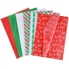 60 Sheets Christmas Tissue Paper 20 x 14 Inch Xmas Wrapping Tissue Paper for ...