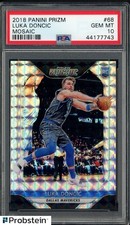 2018 Panini Mosaic Prizm #68 Luka Doncic Dallas Mavericks RC Rookie PSA 10