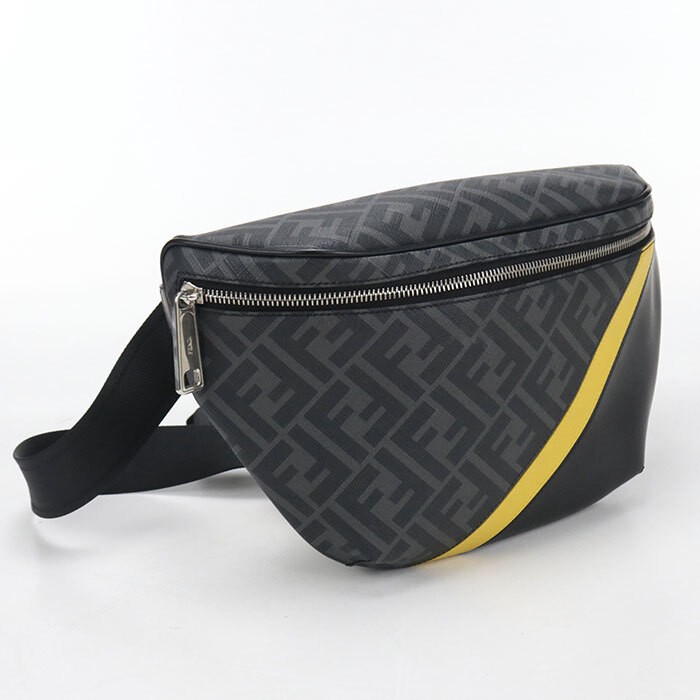 Used excellent condition FENDI body bag 7VA562 belt bag diagonal men s black
