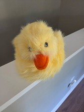 Vintage Hudson s Store Yellow Chick Plush Stuffed Easter Decoration
