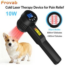 10W Class 4 Infrared Laser Therapy Device for Pain Relief, Human  Pet Use, LLLT