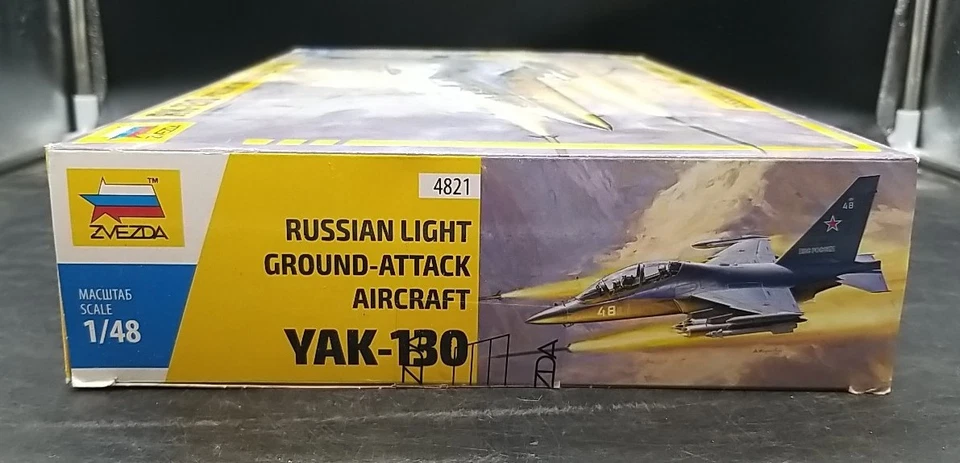Kit modelo avión ataque terrestre ligero ruso Zvezda Yak-130 escala 1/48 NIOB Foto 3 de 4