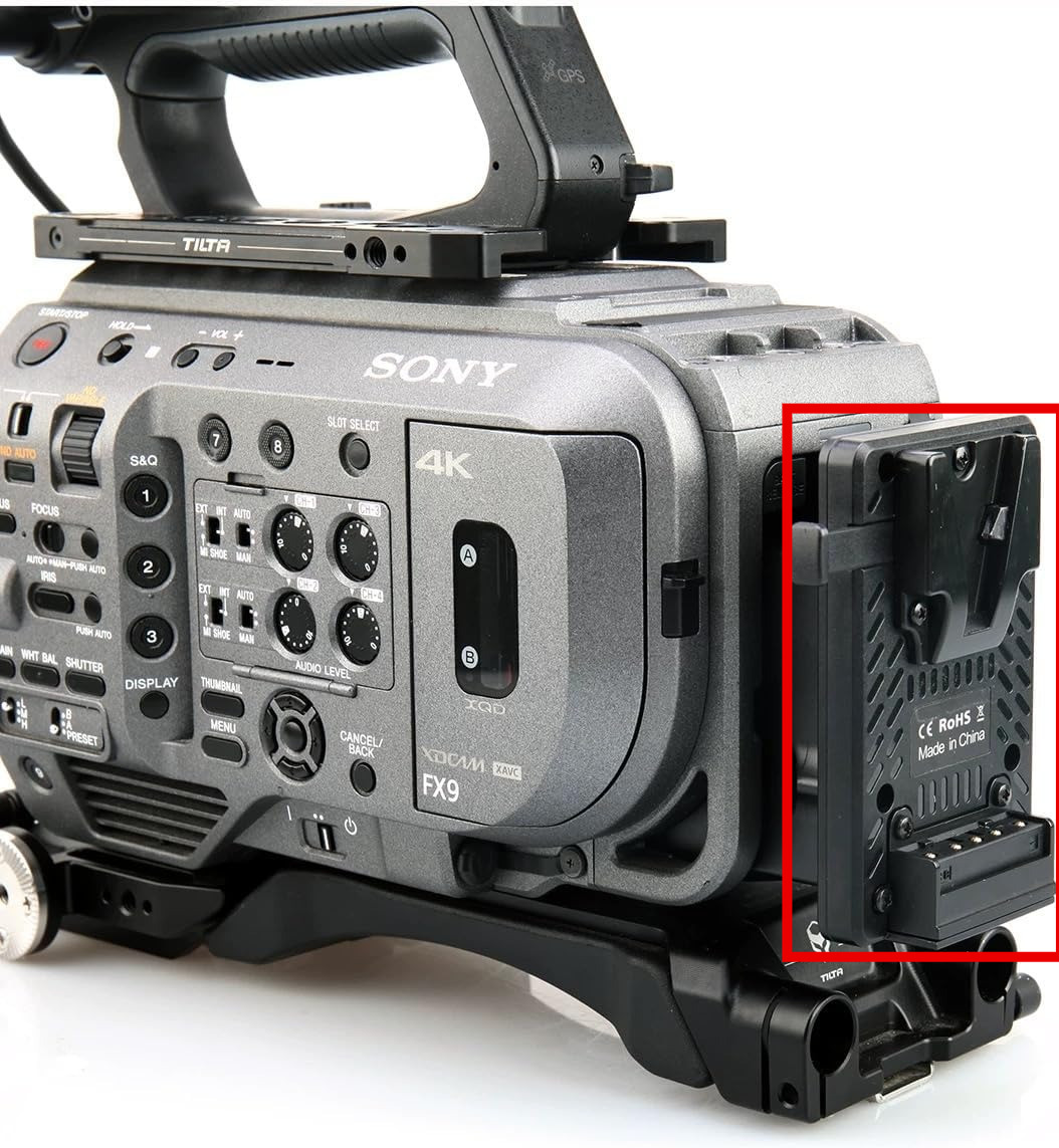 V-Mount to BP-U Dummy Battery Adapter for Sony PMW-300 EX160 EX260 EX280 FS5