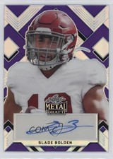 2022 Leaf Metal Draft Portrait Purple Prismatic 15/25 Slade Bolden Auto r7d