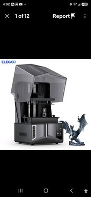 ELEGOO Saturn 4 Ultra 16K Resin 3D Printer with 10'' 16K Mono LCD and Flip-up Lid