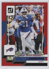 2022 Panini Donruss Press Proof Red Jordan Poyer #119 0cv
