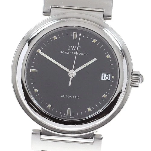 IWC SCHAFFHAUSEN Da Vinci SL IW352805 black Dial Automatic Men's Watch_827993
