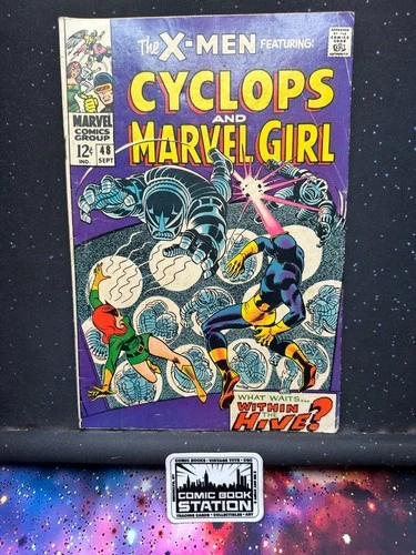 X-Men #48 Raw GD/VG John Romita Cover Beast Vintage Marvel Comic '68