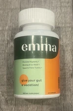 Emma Gut Health Doctors Endorsed Supplement, 60 Caps Relief from Gas Exp 01/2028