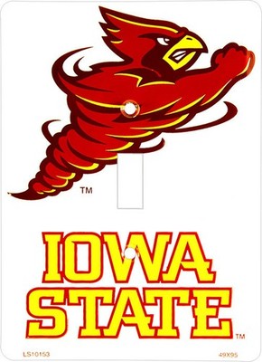 Hangtime Iowa State Cyclones 4 x 6 inch Single Light Switch Cover